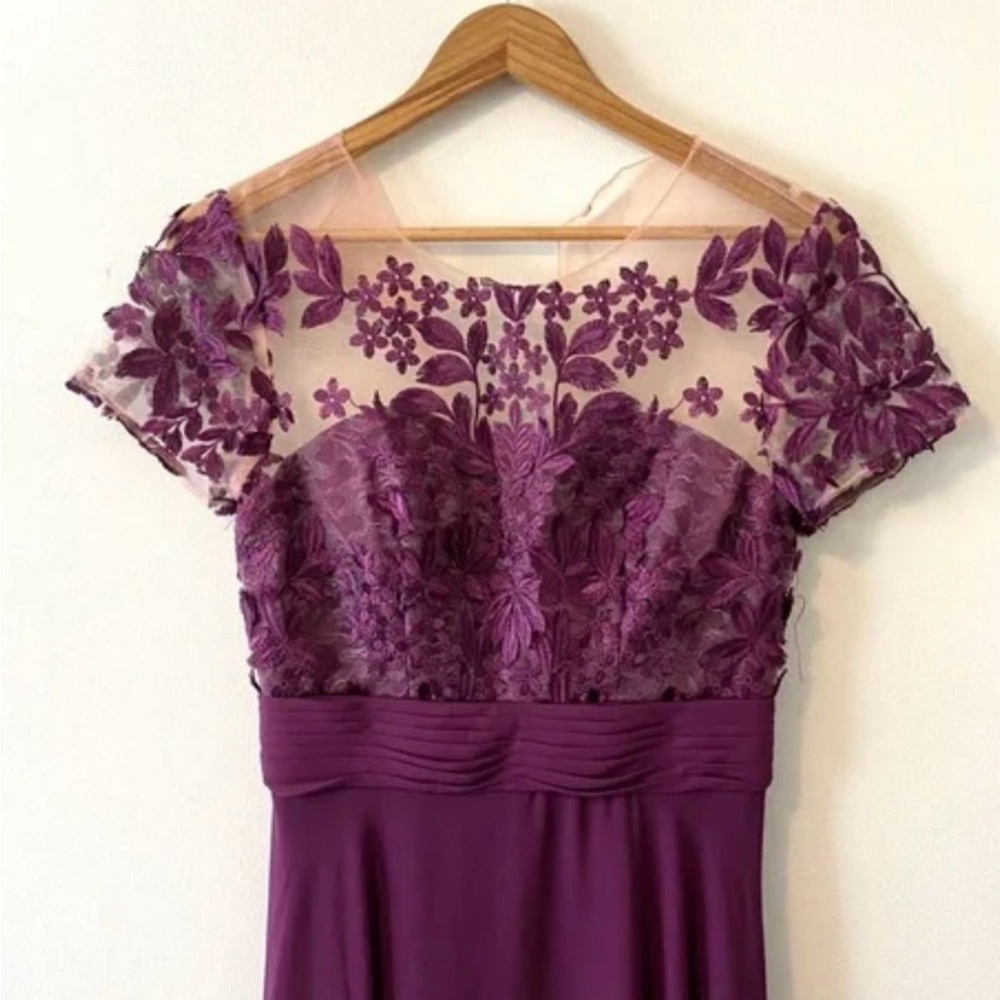Lace Plum A line Dress